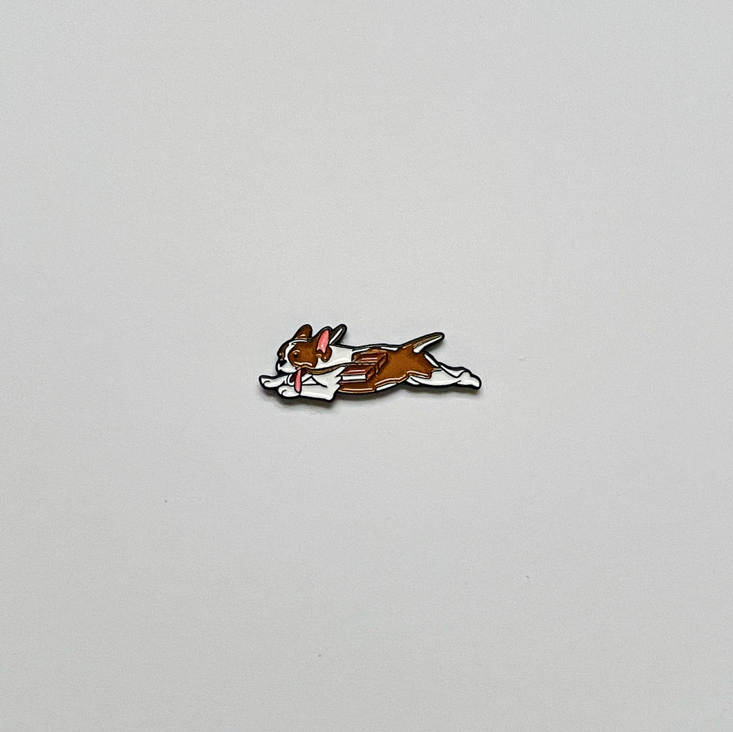 Refined Vanguards Running Doggo Enamel Pin